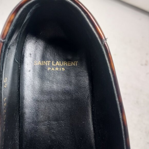 YSL Yves Saint Laurent MENS Le Loafer Tortoiseshell Logo Loafer main image 5